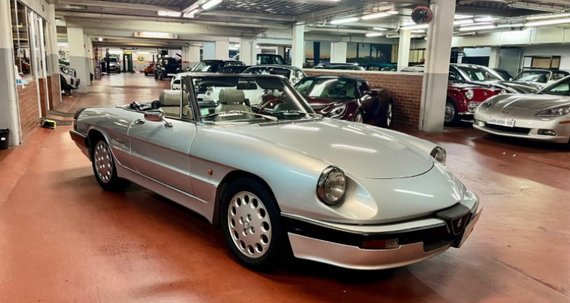 Alfa romeo Spider II 2.0 L QUADRIFOGLIO VERDE AVEC HARD TOP 1986 - photo n°5 Alfa romeo Spider II 2.0 L QUADRIFOGLIO VERDE AVEC HARD TOP  occasion à Paris - photo n°5