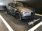Alfa romeo Stelvio occasion Gris année 2021 boite Sequentielle Annonce Alfa romeo Stelvio occasion Diesel 2.2 Diesel 210ch Veloce Q4 AT8 MY21 à Mérignac