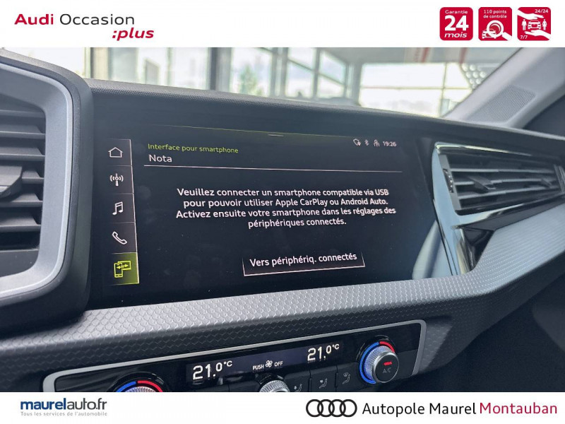 Audi A1 Sportback A1 Sportback 25 TFSI 95 ch BVM5 Advanced 5p  occasion  Montauban - photo n20