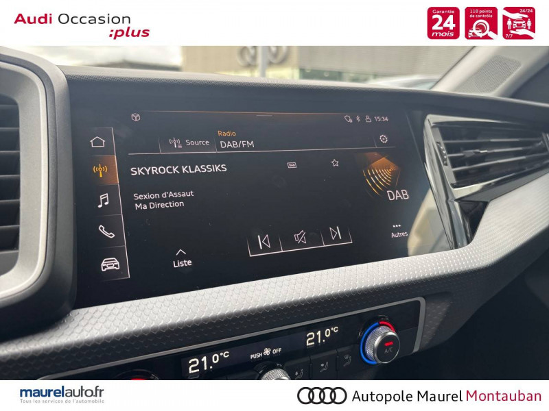Audi A1 Sportback A1 Sportback 25 TFSI 95 ch S tronic 7 Advanced 5p  occasion � Montauban - photo n�19