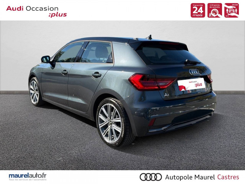 Audi A1 Sportback A1 Sportback 25 TFSI 95 ch S tronic 7 Advanced 5p  occasion à Castres - photo n°4