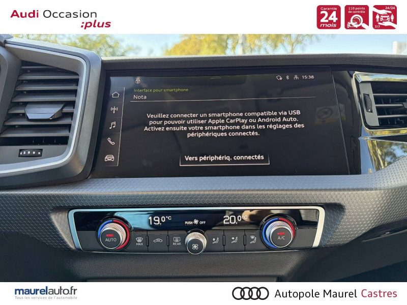 Audi A1 Sportback A1 Sportback 25 TFSI 95 ch S tronic 7 Advanced 5p  occasion à Castres - photo n°19