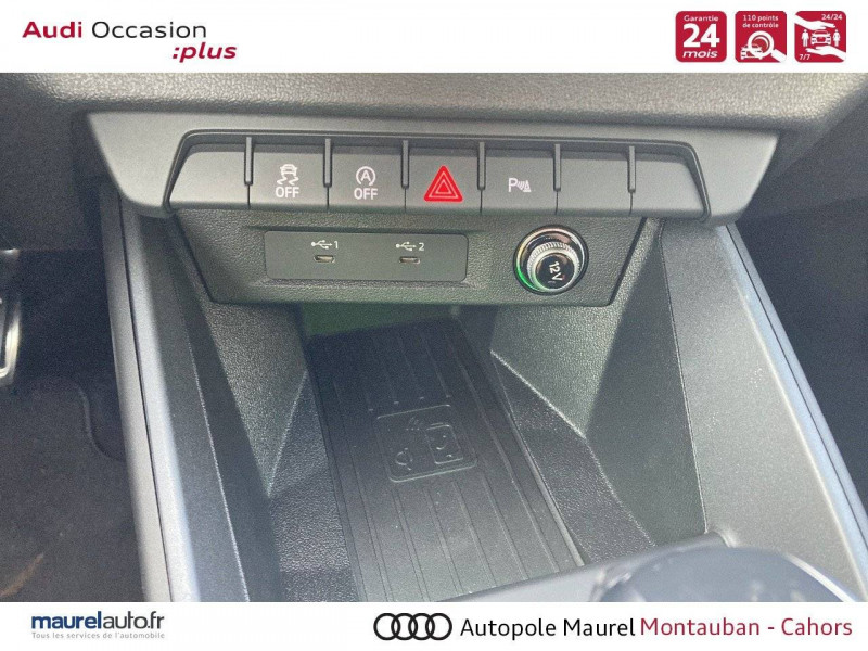 Audi A1 Sportback A1 Sportback 30 TFSI 116 ch S tronic 7 Black Edition 5p  occasion  Montauban - photo n14