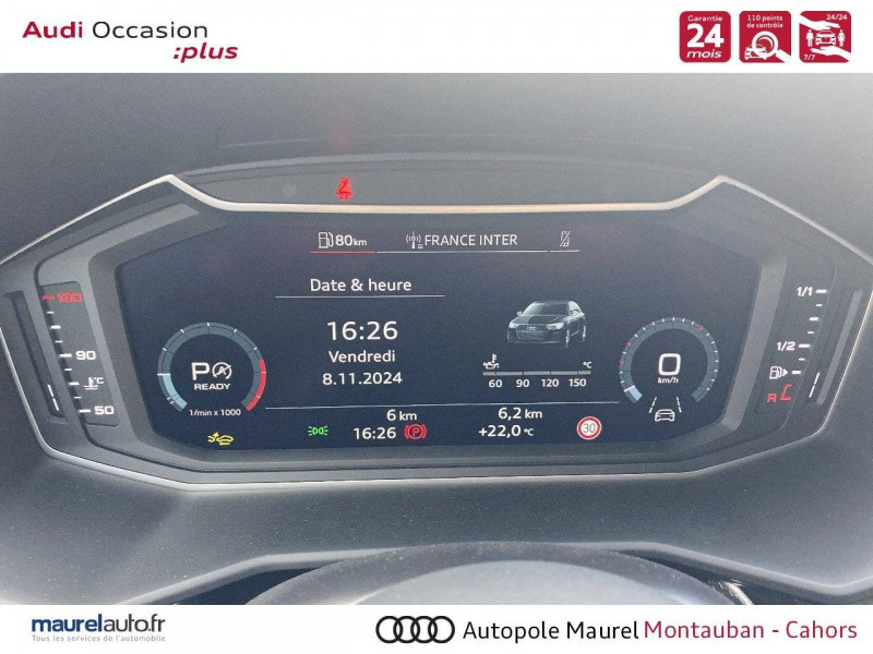 Audi A1 Sportback A1 Sportback 30 TFSI 116 ch S tronic 7 Black Edition 5p  occasion  Montauban - photo n20