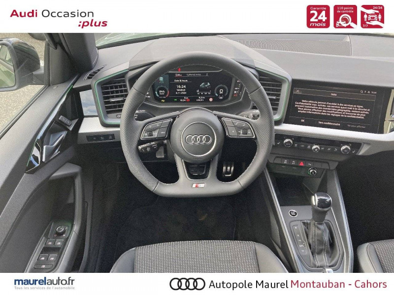 Audi A1 Sportback A1 Sportback 30 TFSI 116 ch S tronic 7 Black Edition 5p  occasion  Montauban - photo n10