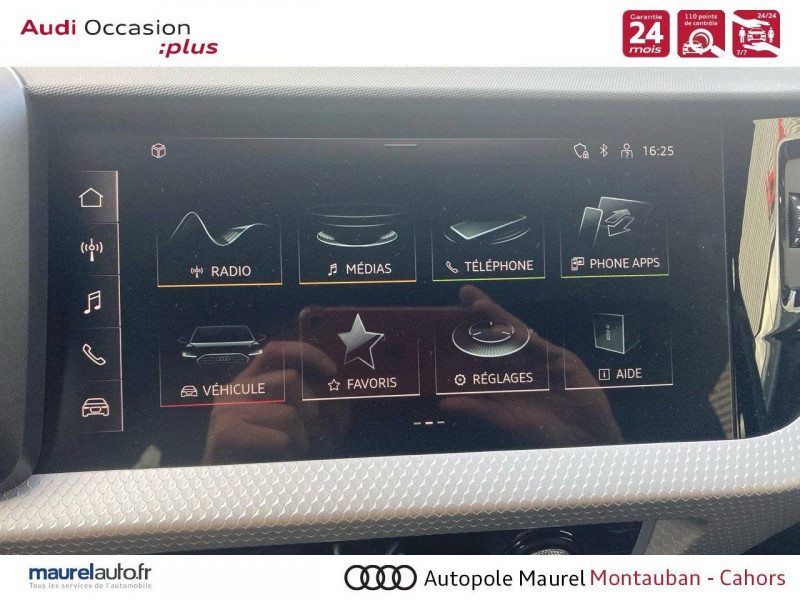 Audi A1 Sportback A1 Sportback 30 TFSI 116 ch S tronic 7 Black Edition 5p  occasion  Montauban - photo n15