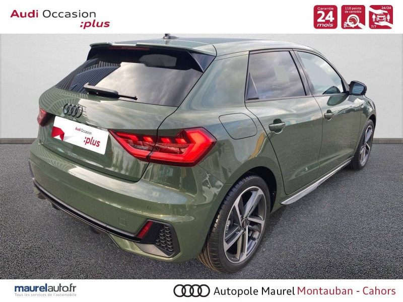 Audi A1 Sportback A1 Sportback 30 TFSI 116 ch S tronic 7 Black Edition 5p  occasion  Montauban - photo n4