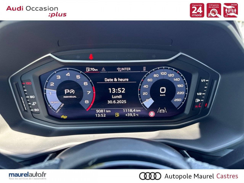 Audi A1 Sportback A1 Sportback 30 TFSI 116 ch S tronic 7 S Line 5p  occasion à Castres - photo n°14