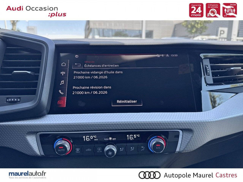 Audi A1 Sportback A1 Sportback 30 TFSI 116 ch S tronic 7 S Line 5p  occasion à Castres - photo n°19