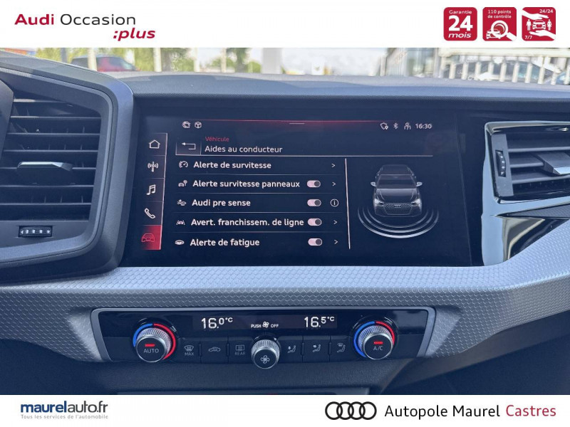 Audi A1 Sportback A1 Sportback 30 TFSI 116 ch S tronic 7 S Line 5p  occasion à Castres - photo n°18