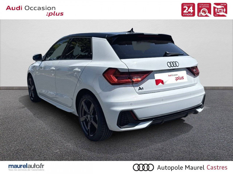 Audi A1 Sportback A1 Sportback 30 TFSI 116 ch S tronic 7 S Line 5p  occasion à Castres - photo n°4