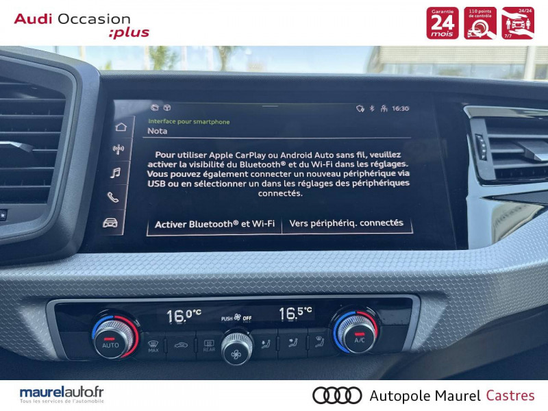 Audi A1 Sportback A1 Sportback 30 TFSI 116 ch S tronic 7 S Line 5p  occasion à Castres - photo n°17
