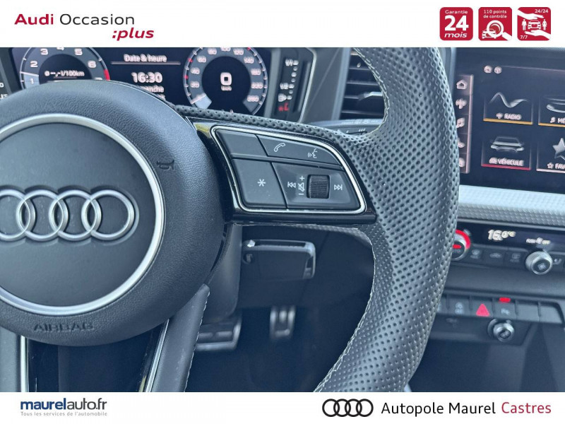 Audi A1 Sportback A1 Sportback 30 TFSI 116 ch S tronic 7 S Line 5p  occasion à Castres - photo n°14