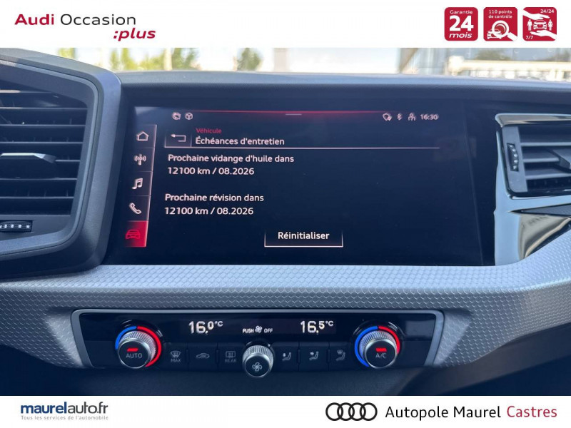 Audi A1 Sportback A1 Sportback 30 TFSI 116 ch S tronic 7 S Line 5p  occasion à Castres - photo n°19
