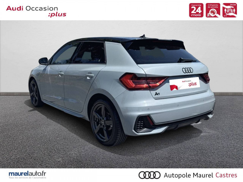 Audi A1 Sportback A1 Sportback 30 TFSI 116 ch S tronic 7 S Line 5p  occasion à Castres - photo n°4