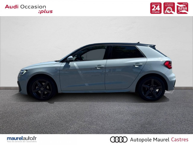 Audi A1 Sportback A1 Sportback 30 TFSI 116 ch S tronic 7 S Line 5p  occasion à Castres - photo n°3