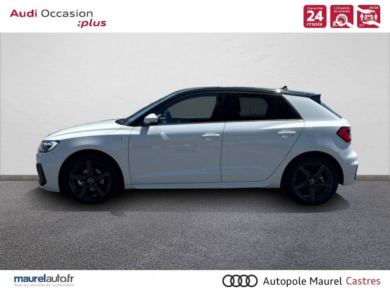 Audi A1 Sportback A1 Sportback 30 TFSI 116 ch S tronic 7 S Line 5p  occasion à Castres - photo n°3