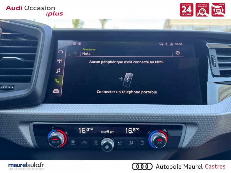 Audi A1 Sportback A1 Sportback 30 TFSI 116 ch S tronic 7 S Line 5p  occasion à Castres - photo n°16
