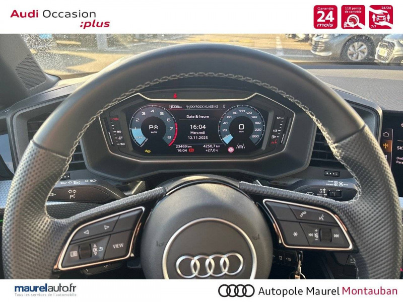Audi A1 Sportback A1 Sportback 30 TFSI 116 ch S tronic 7 S Line 5p  occasion  Montauban - photo n9