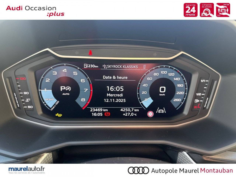 Audi A1 Sportback A1 Sportback 30 TFSI 116 ch S tronic 7 S Line 5p  occasion  Montauban - photo n17