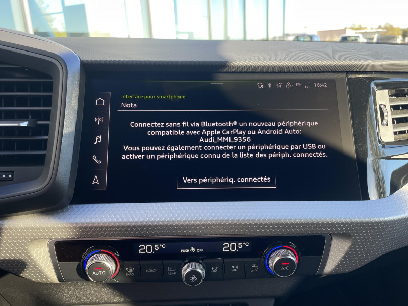 Audi A1 Sportback A1 Sportback 30 TFSI 116 ch S tronic 7 S Line Plus 5p  occasion � Onet-le-Ch�teau - photo n�13