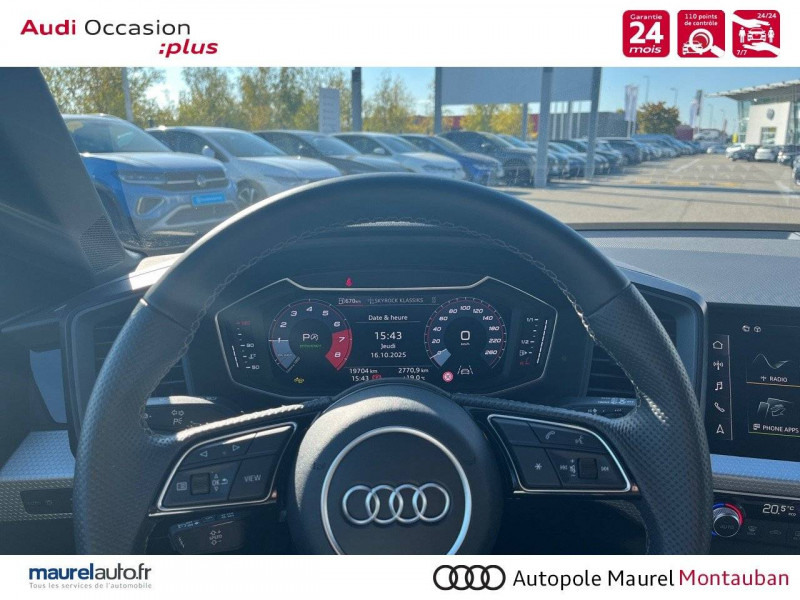 Audi A1 Sportback A1 Sportback 30 TFSI 116 ch S tronic 7 S Line Plus 5p  occasion  Montauban - photo n10