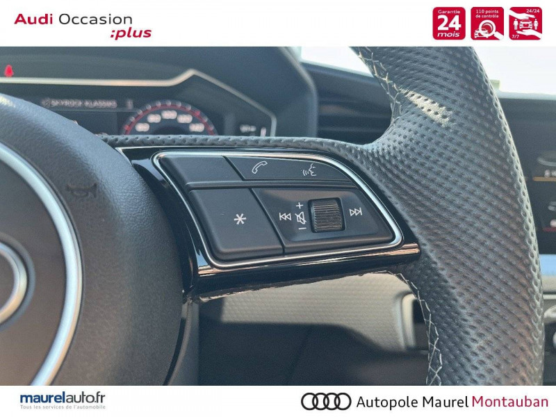 Audi A1 Sportback A1 Sportback 30 TFSI 116 ch S tronic 7 S Line Plus 5p  occasion  Montauban - photo n16
