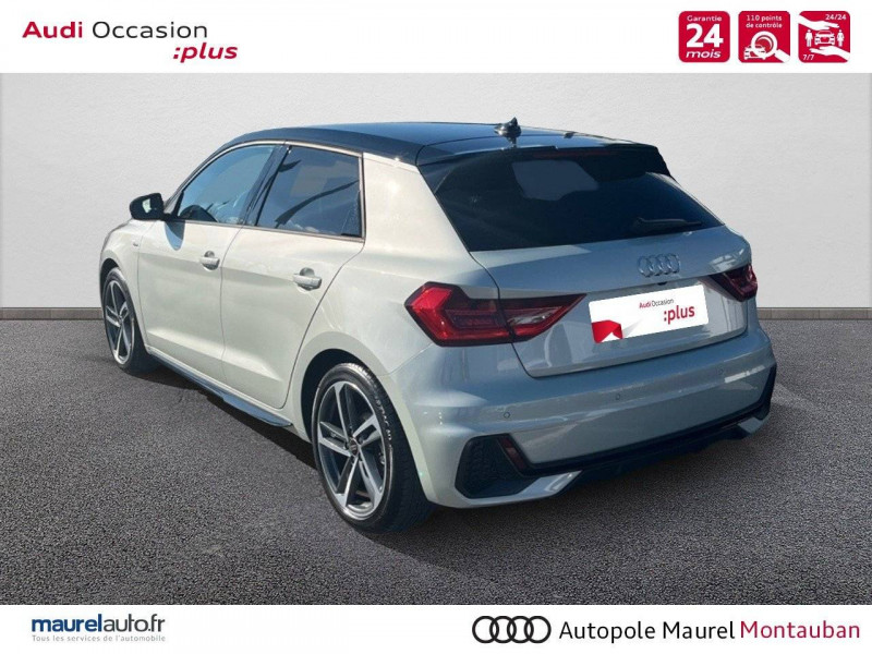 Audi A1 Sportback A1 Sportback 30 TFSI 116 ch S tronic 7 S Line Plus 5p  occasion  Montauban - photo n4