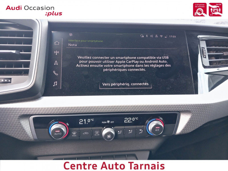 Audi A1 Sportback A1 Sportback 30 TFSI 116 ch S tronic 7 S Line Plus 5p  occasion  Albi - photo n15