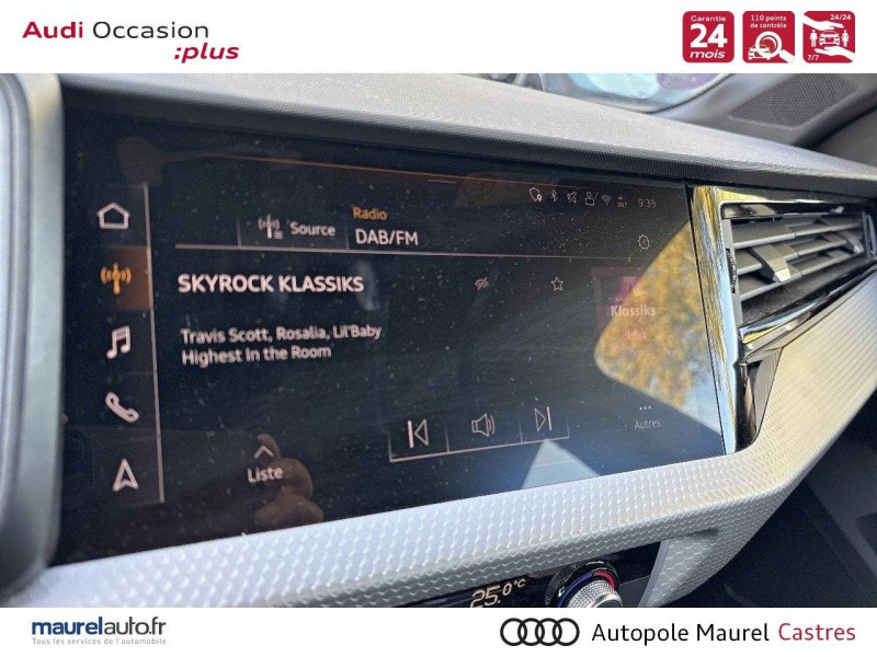 Audi A1 Sportback A1 Sportback 35 TFSI 150 ch S tronic 7 S Line 5p  occasion  Castres - photo n12