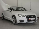 Audi A3 Cabriolet occasion année 2018 boite Automatique Annonce Audi A3 Cabriolet occasion Diesel 2.0 TDI 184 S Tronic S line à Beaupuy