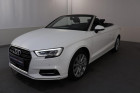 Audi A3 Cabriolet occasion Blanc année 2018 boite Automatique Annonce Audi A3 Cabriolet occasion Essence 35 TFSI CoD 150 S tronic 7 Design à Tourville-la-Rivière