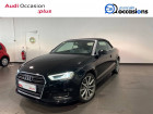 Audi A3 Cabriolet occasion Noir année 2017 boite Sequentielle Annonce Audi A3 Cabriolet occasion Diesel A3 Cabriolet 2.0 TDI 150 S tronic 6 Design Luxe 2p à Seynod