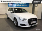Audi A3 Sportback occasion Blanc année 2017 boite Manuelle Annonce Audi A3 Sportback occasion Essence 1.4 TFSI 125ch Ambiente à Saint-Quentin