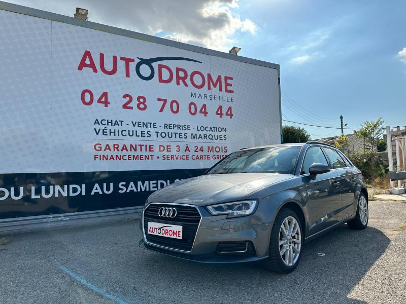 Audi A3 Sportback occasion 2017 mise en vente à Marseille 10 par le garage AUTODROME - photo n°1