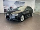 Audi A3 Sportback occasion Noir année 2017 boite Robotisee Annonce Audi A3 Sportback occasion Hybride 1.4 TFSI 204CH E-TRON S LINE S TRONIC 6 à Villenave-d'Ornon