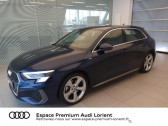 Audi A3 Sportback occasion Bleu année 2020 boite Manuelle Annonce Audi A3 Sportback occasion Essence 1.5 TFSI 150ch S line à Lanester