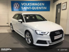 Audi A3 Sportback occasion Blanc année 2019 boite Automatique Annonce Audi A3 Sportback occasion Diesel 1.6 TDI 116ch S line S tronic 7 à Saint-Quentin