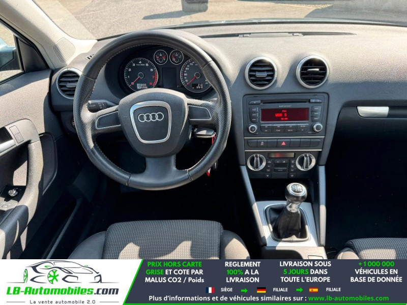 Audi A3 Sportback 1.8 TFSI 160 BVA  occasion � Beaupuy - photo n�3