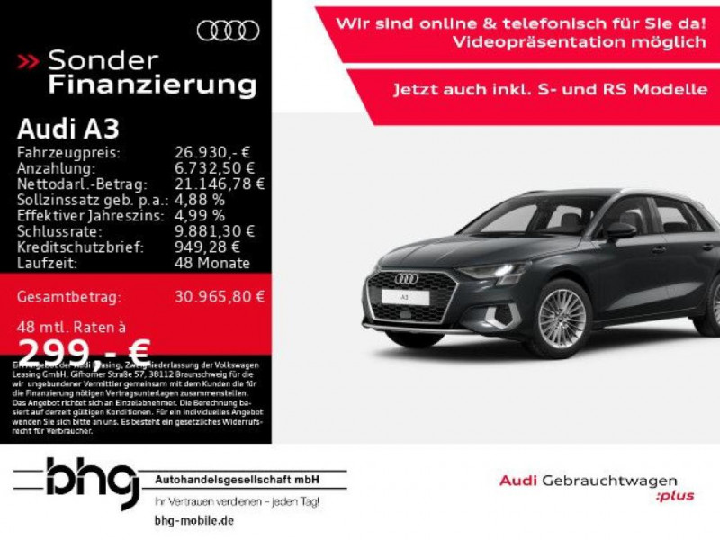 Audi A3 Sportback 30 TDI Sportback advanced  occasion  L'Union
