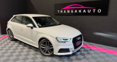 Audi A3 Sportback 30 TFSI 116 S Line  2019 - annonce de voiture en vente sur Auto Sélection.com