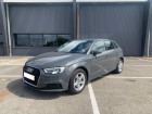 Audi A3 Sportback occasion Gris année 2018 boite Robotisee Annonce Audi A3 Sportback occasion Essence 30 TFSI 116ch S-tronic à SAINT-GREGOIRE