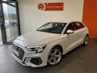 Audi A3 Sportback occasion Blanc année 2021 boite Robotisee Annonce Audi A3 Sportback occasion Diesel 35 TDI 150CH S LINE S TRONIC 7 à Foix