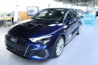 Audi A3 Sportback occasion Bleu année 2020 boite Manuelle Annonce Audi A3 Sportback occasion Essence 35 TFSI 150 S line à Mérignac