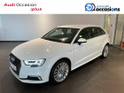 Audi A3 Sportback occasion Blanc année 2017 boite Sequentielle Annonce Audi A3 Sportback occasion Hybride A3 Sportback 1.4 TFSI e-tron 204 S tronic 6 Design Luxe 5p à Échirolles