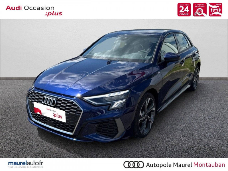 Audi A3 Sportback A3 Sportback 30 TDI 116 S Line 5p  occasion à Montauban - photo n°1