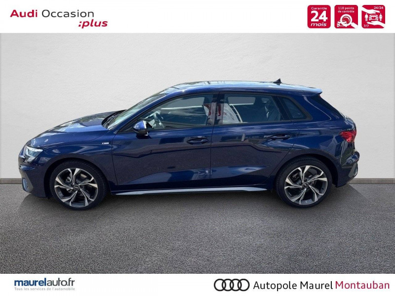 Audi A3 Sportback A3 Sportback 30 TDI 116 S Line 5p  occasion à Montauban - photo n°3