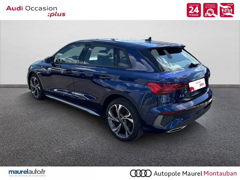 Audi A3 Sportback A3 Sportback 30 TDI 116 S Line 5p  occasion à Montauban - photo n°4