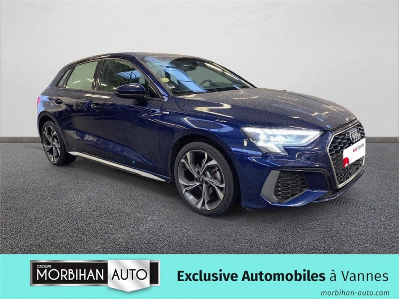 Audi A3 Sportback A3 Sportback 30 TDI 116 S tronic 7 S Line  occasion à Vannes - photo n°3