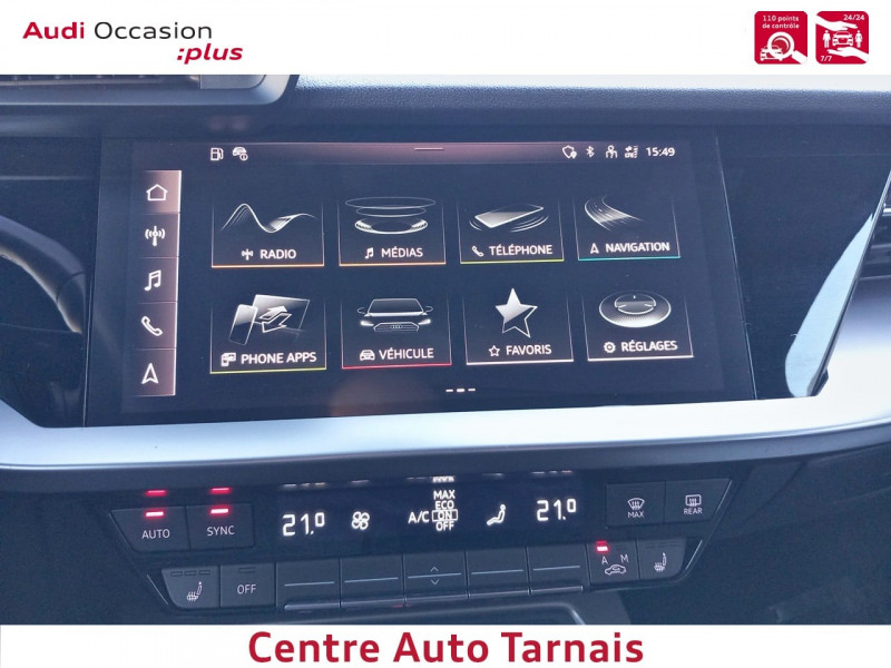 Audi A3 Sportback A3 Sportback 30 TFSI Mild Hybrid 110 S tronic 7 A3 5p  occasion à Albi - photo n°18